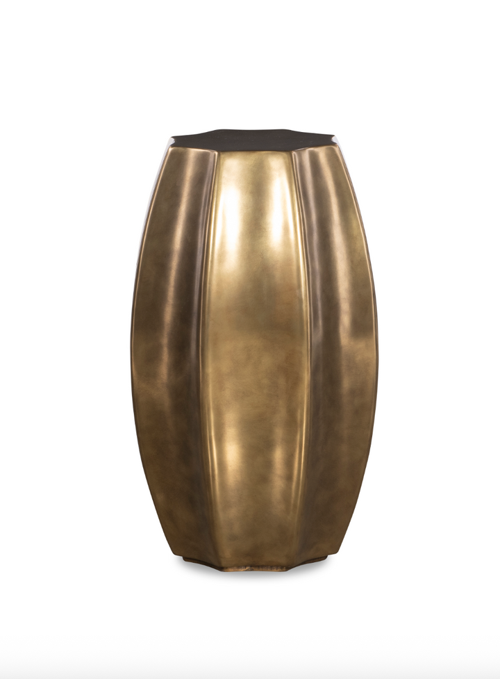 EMERGE BRASS CHAIRSIDE TABLE