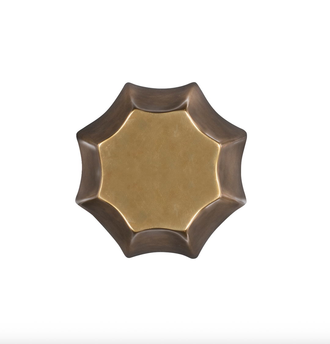 EMERGE BRASS CHAIRSIDE TABLE