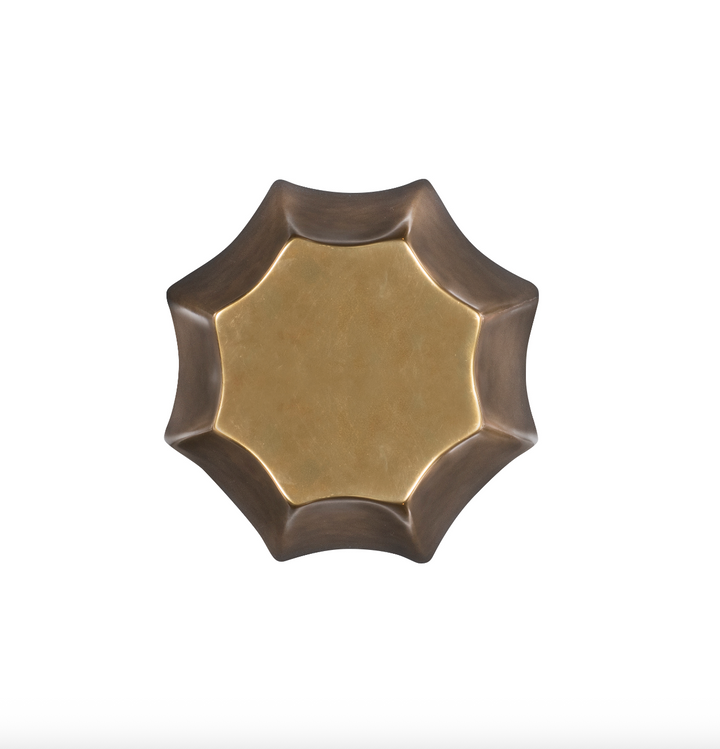 EMERGE BRASS CHAIRSIDE TABLE