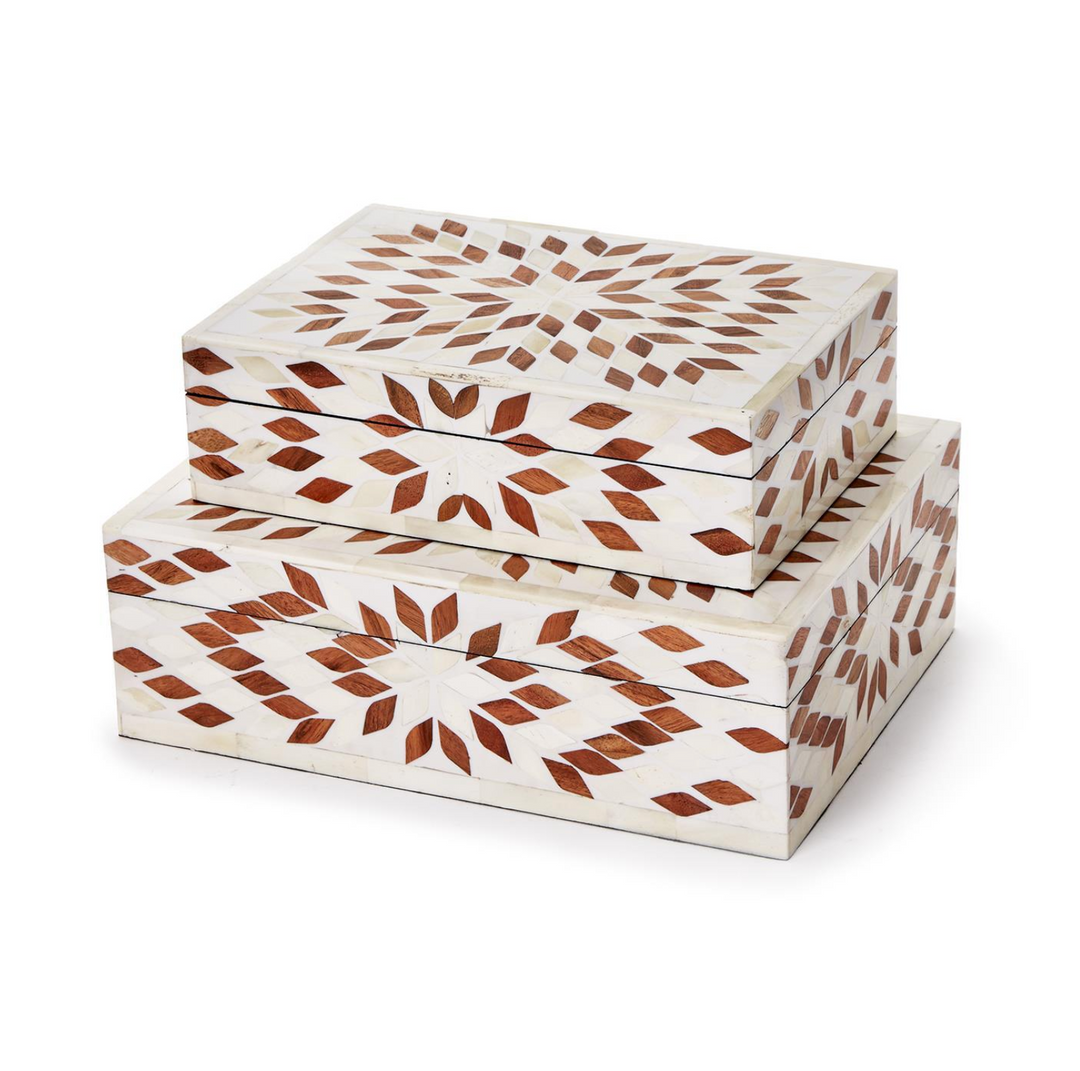 BOX RAFFLES BONE RESIN