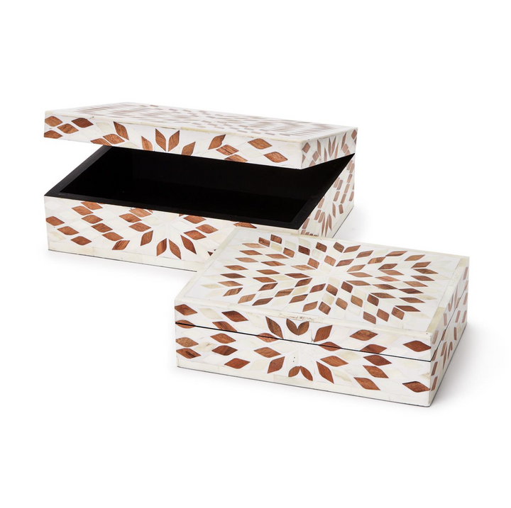 BOX RAFFLES BONE RESIN