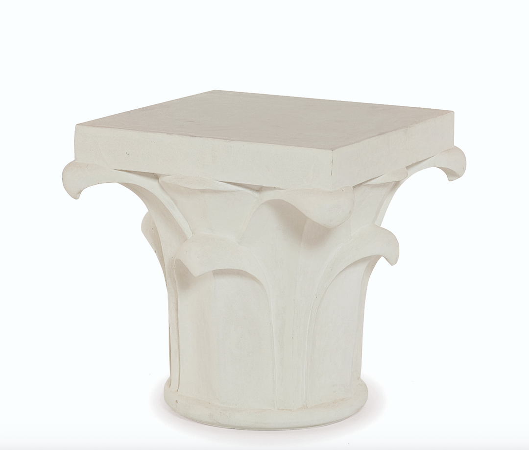 CORINTHIAN COLUMN SIDE TABLE