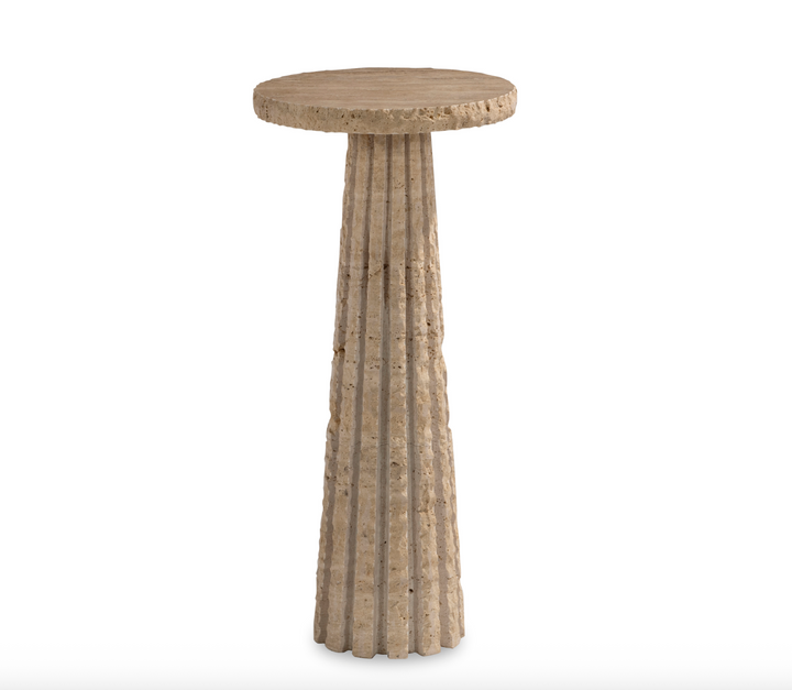 BARCO SPOT TABLE - TRAVERTINE