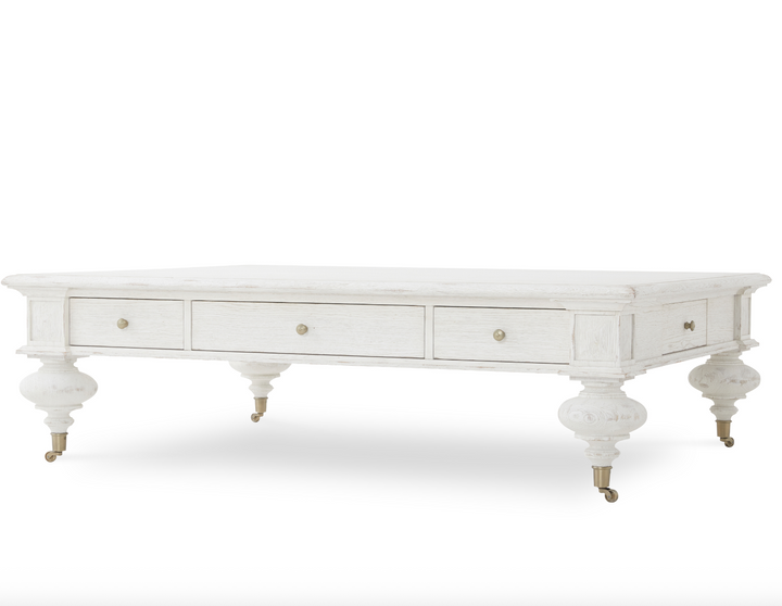 GRAND OAK COCKTAIL TABLE - WHITE