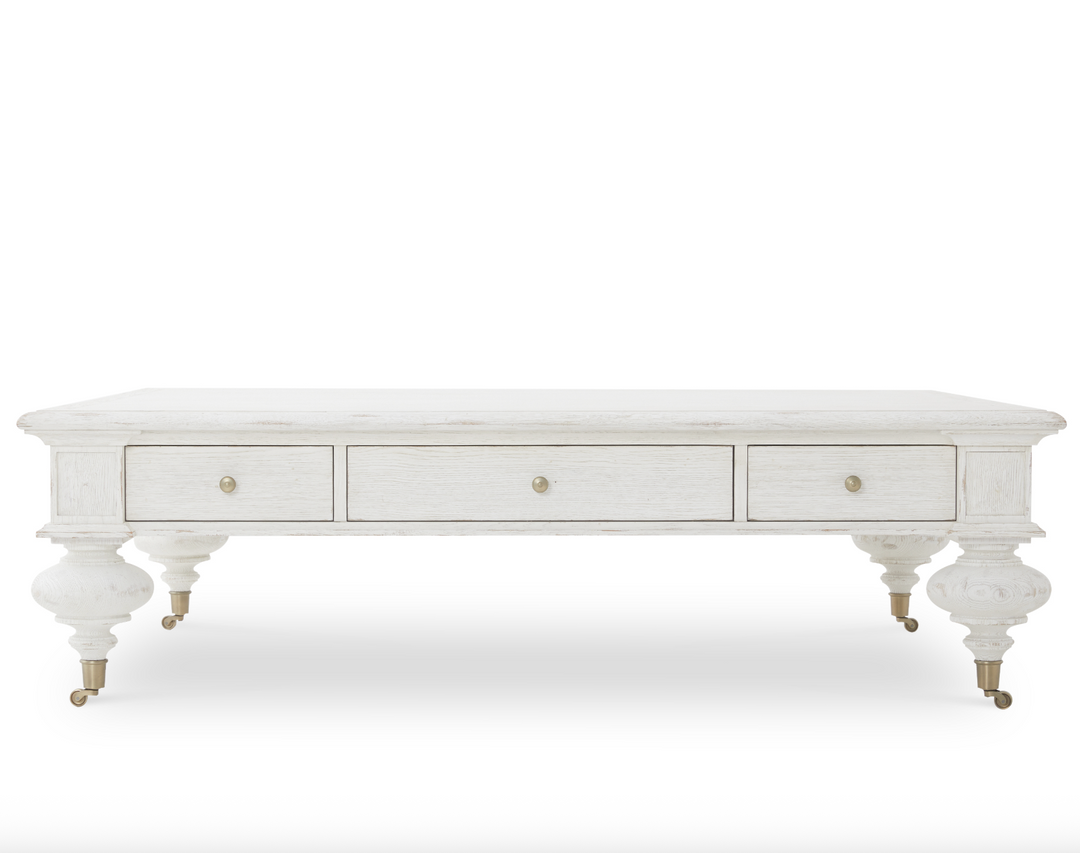 GRAND OAK COCKTAIL TABLE - WHITE