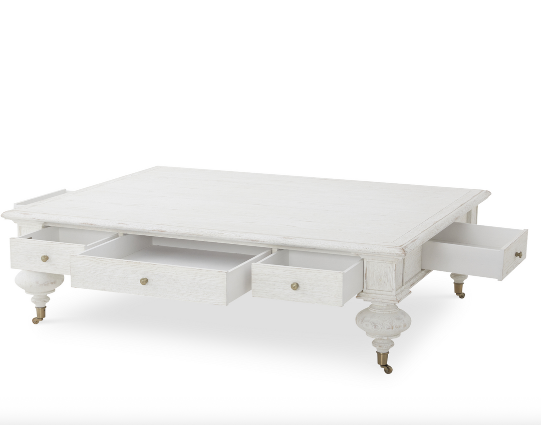 GRAND OAK COCKTAIL TABLE - WHITE