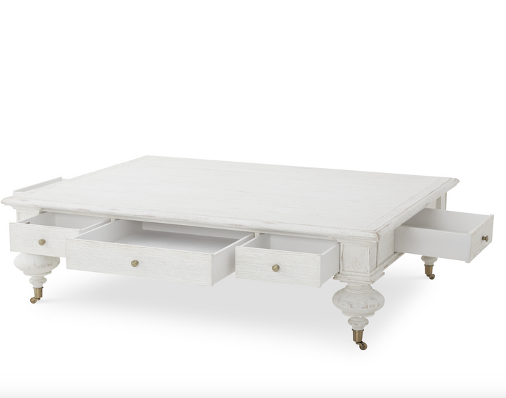 GRAND OAK COCKTAIL TABLE - WHITE