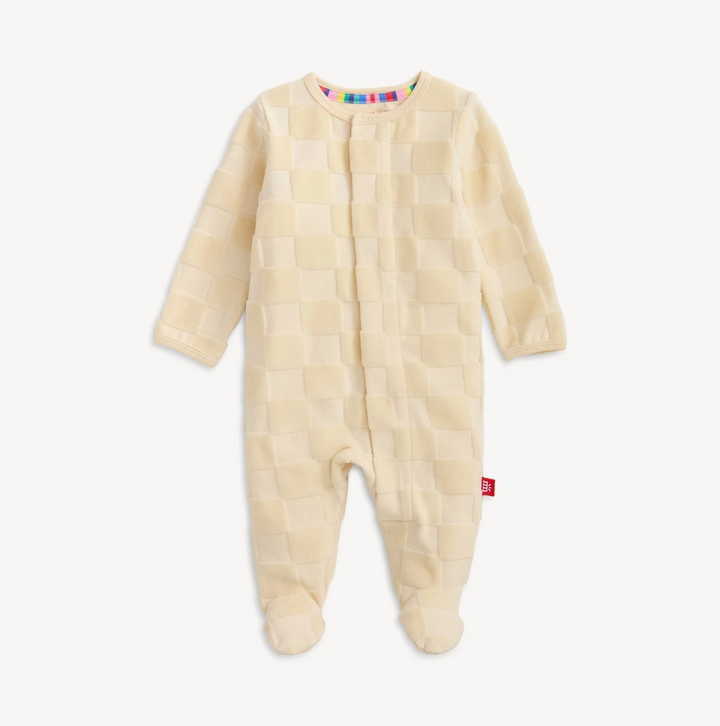 FOOTIE CHECKER VELOUR