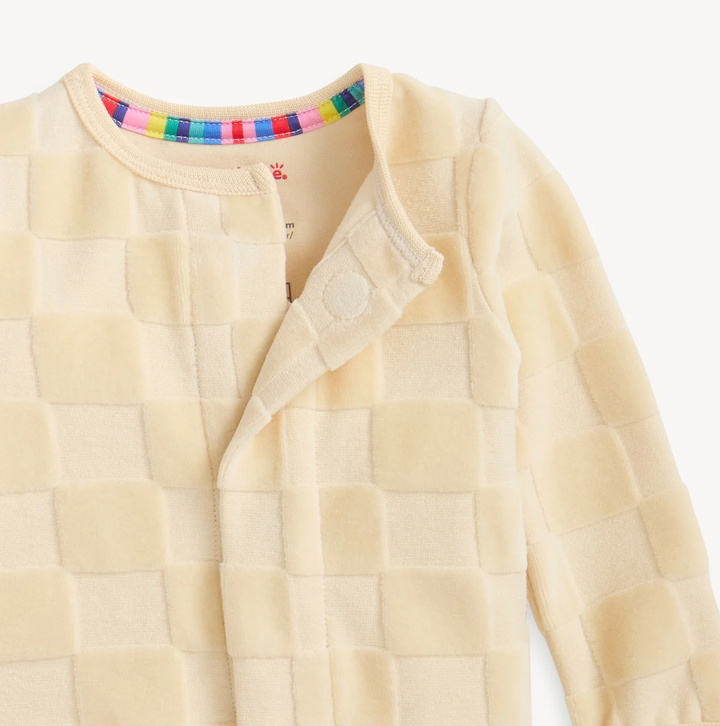 FOOTIE CHECKER VELOUR