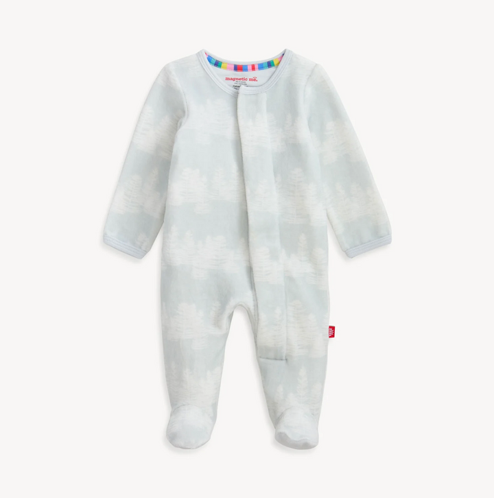 FOOTIE BIRCH TREES VELOUR