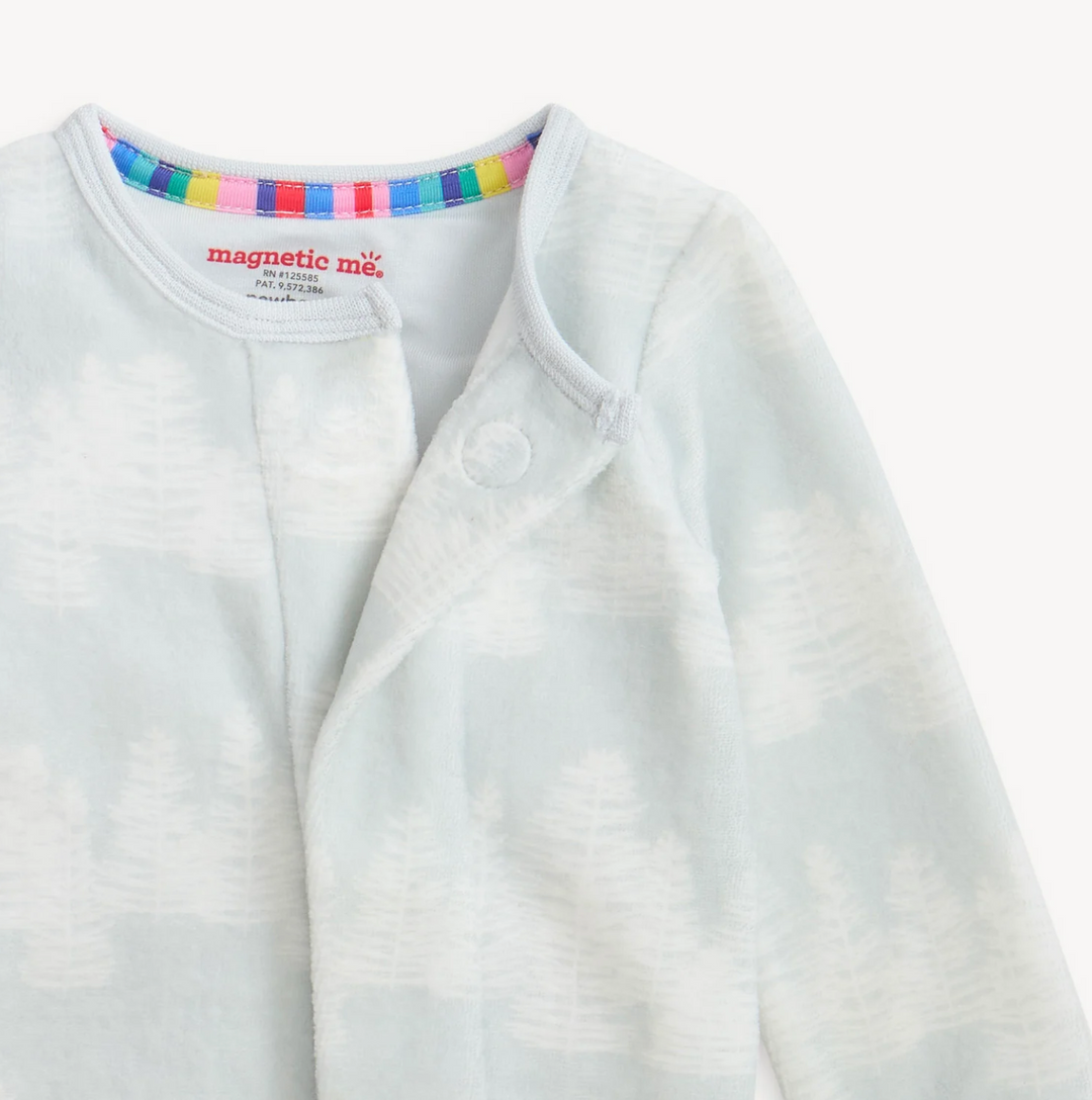 FOOTIE BIRCH TREES VELOUR