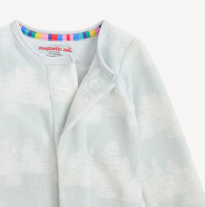 FOOTIE BIRCH TREES VELOUR