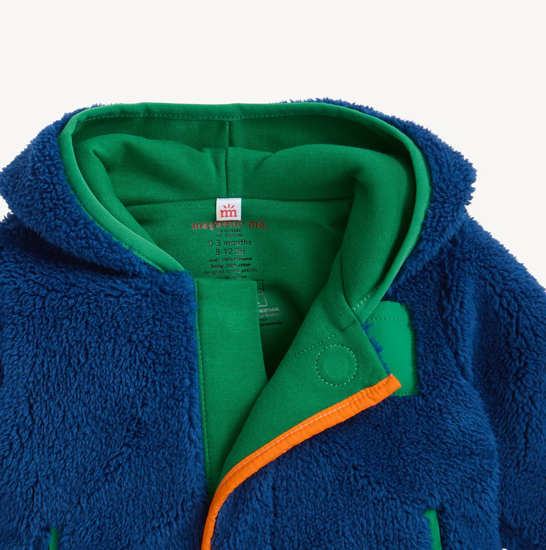 JACKET WITH STRIPE RIB HUDSON BAY SHERPA BOYS