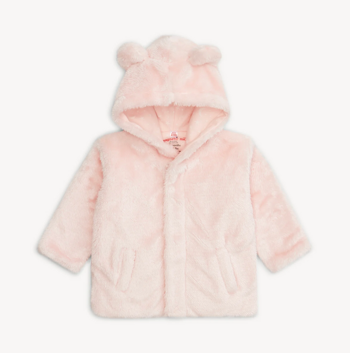 JACKET  MINKY MAGNETIC BEAR PINK BLOSSOM