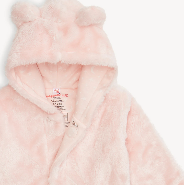 JACKET  MINKY MAGNETIC BEAR PINK BLOSSOM