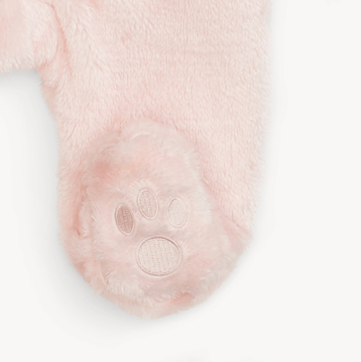 FOOTIE PINK BLOSSOM MINKY BEAR