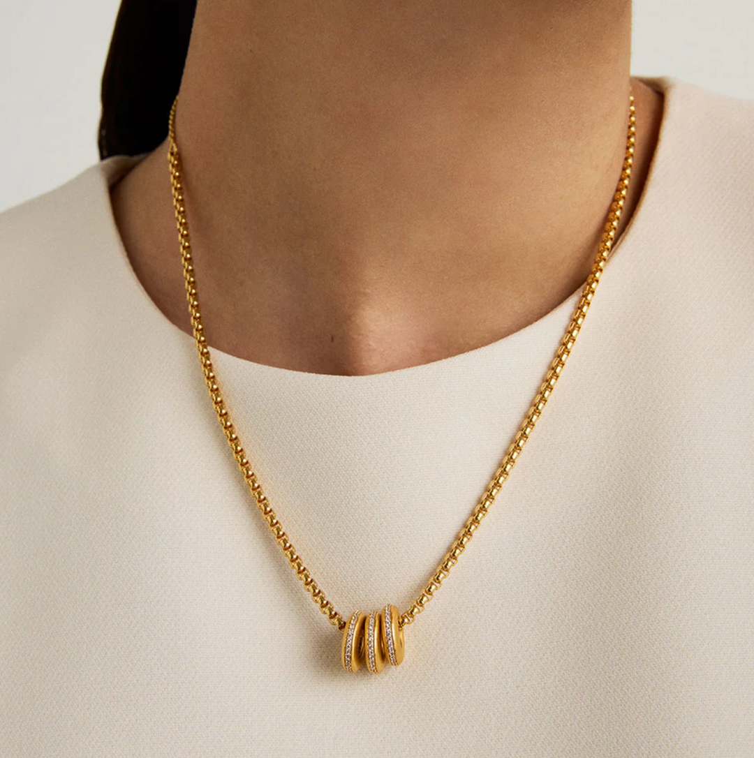 PENDANT NECKLACE DAUPHINE PAVE #78904