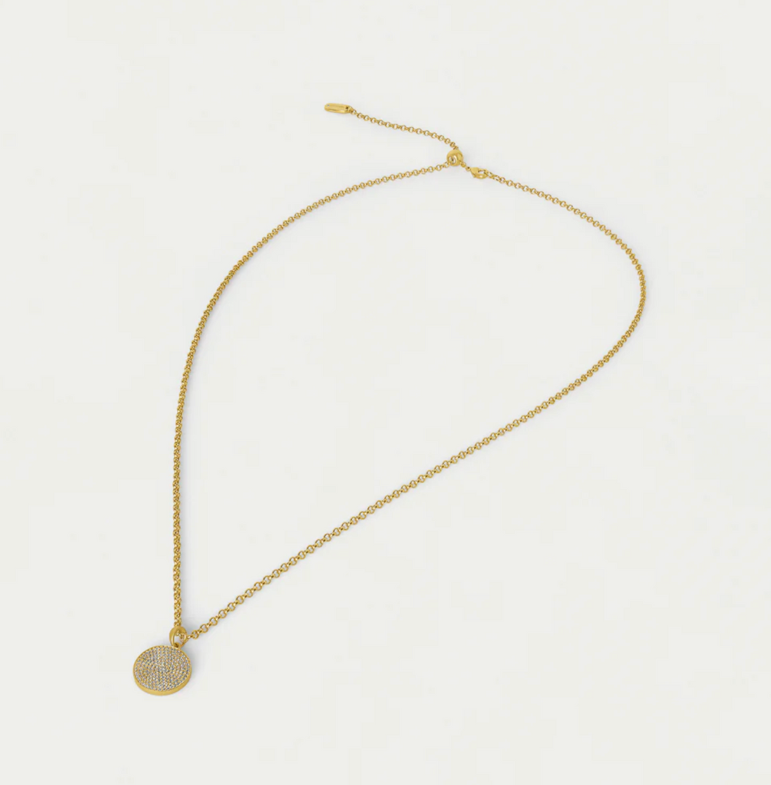 NECKLACE MIRABEAUX PAVE LONG PENDANT (NRD)