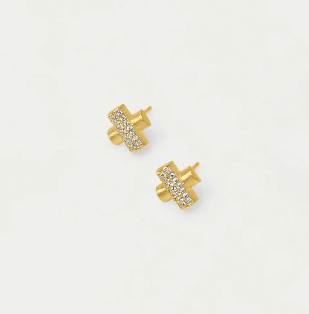 EARRINGS JULIETTE PAVÉ STUDS