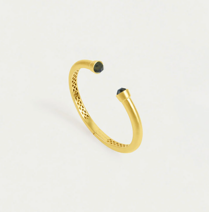 BRACELET GEMSTONE CUFF LABRADORITE