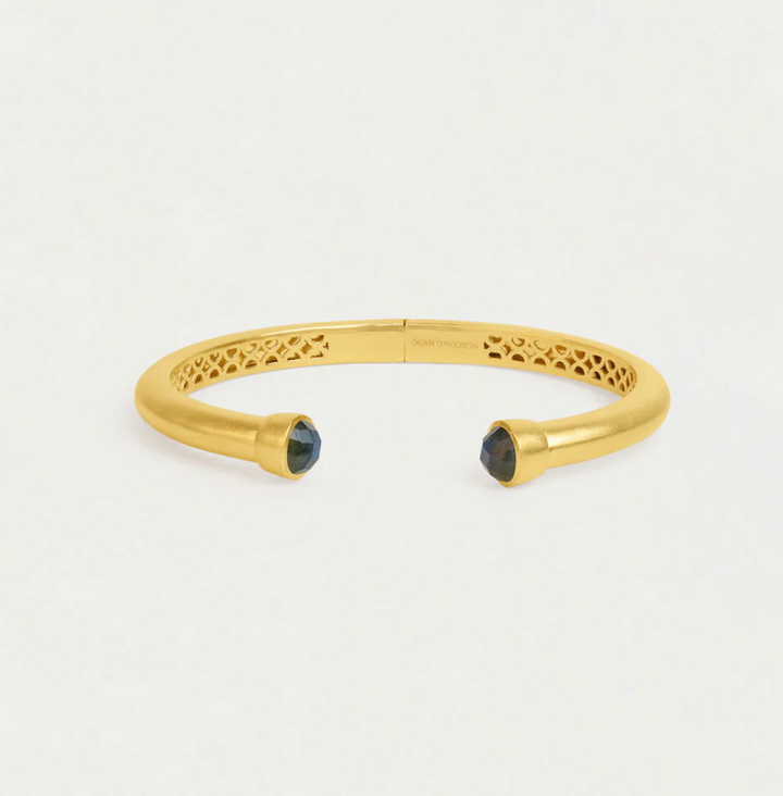 BRACELET GEMSTONE CUFF LABRADORITE