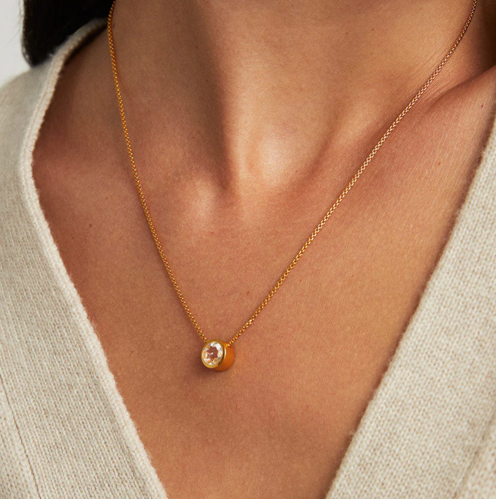 PENDANT SIGNATURE MIDI CRYSTAL QUARTZ #75909