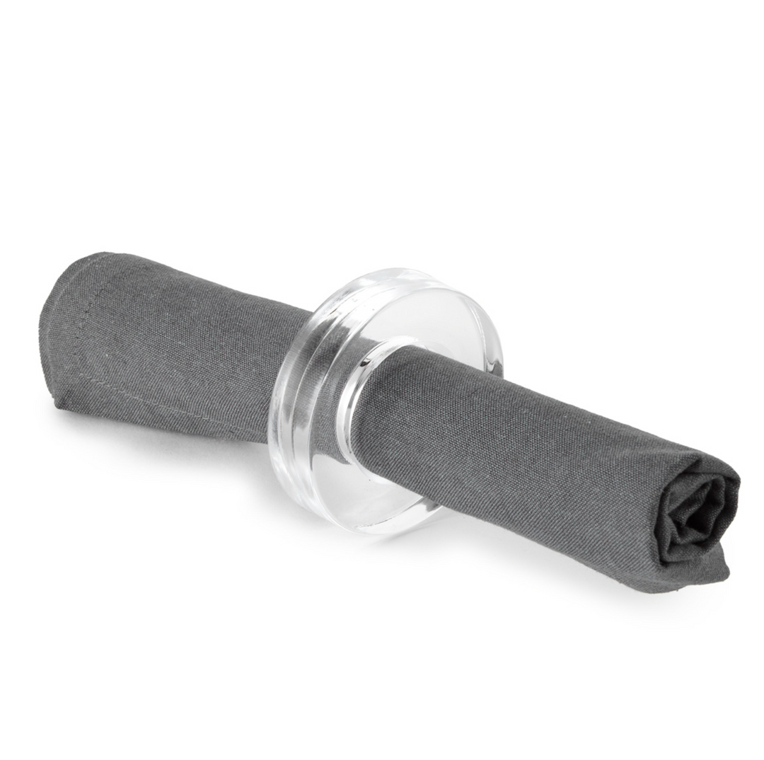 NAPKIN RING CIRCLE ACRYLIC