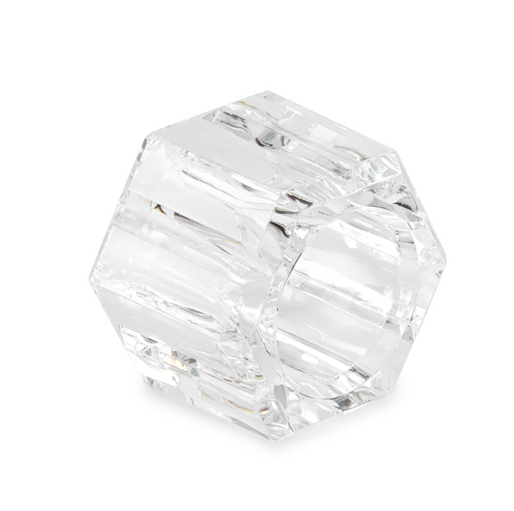 NAPKIN RING OCTAGON ACRYLIC