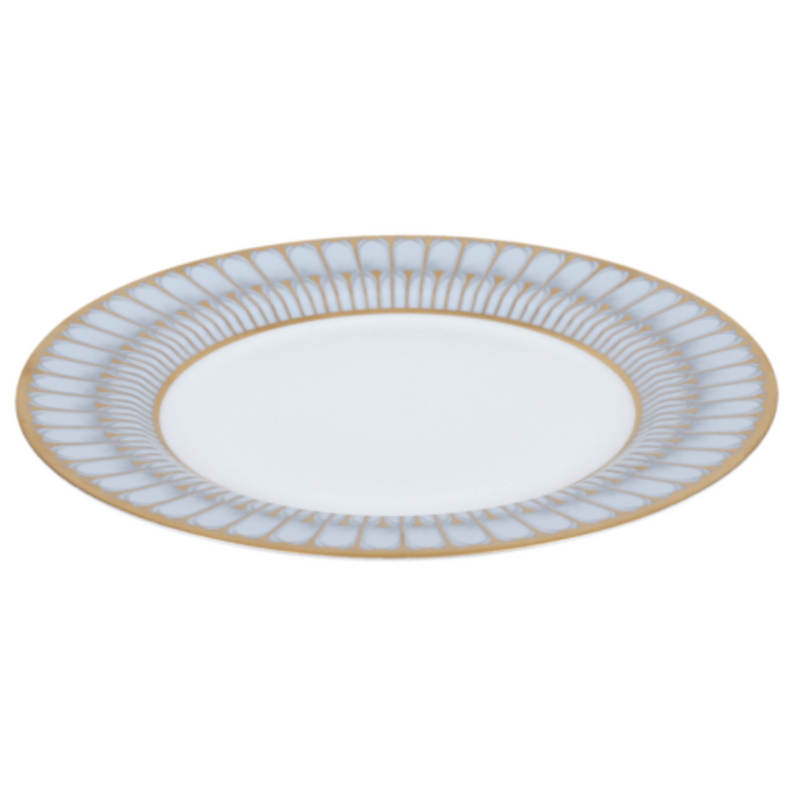SALAD PLATE GREY GOLD