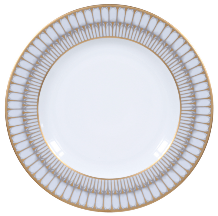 DINNER PLATE GREY GOLD