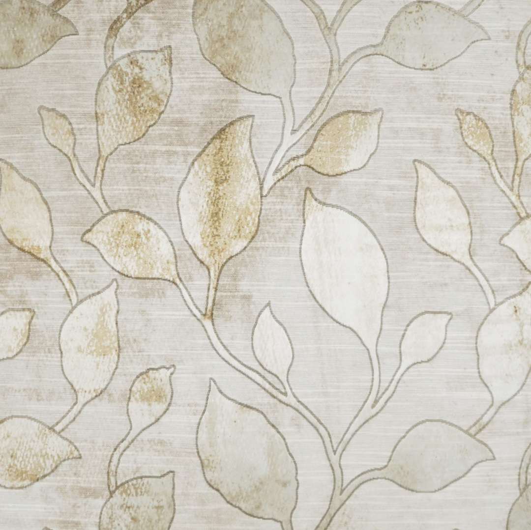 PILLOW FEATHER DOWN GOLD LEAVES 24X24