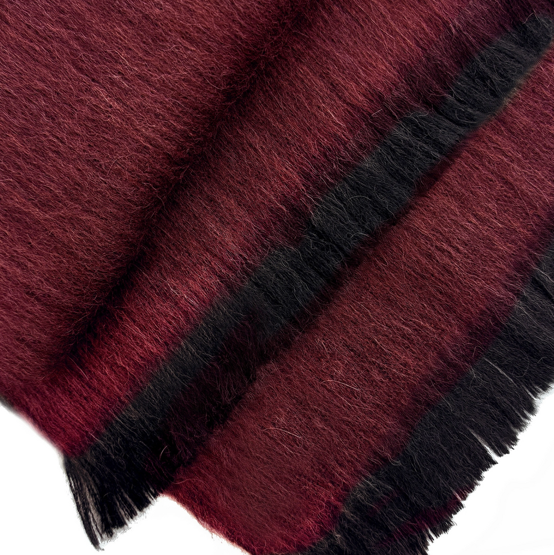 SCARF ALPACA SAPPHIRE RED #76137