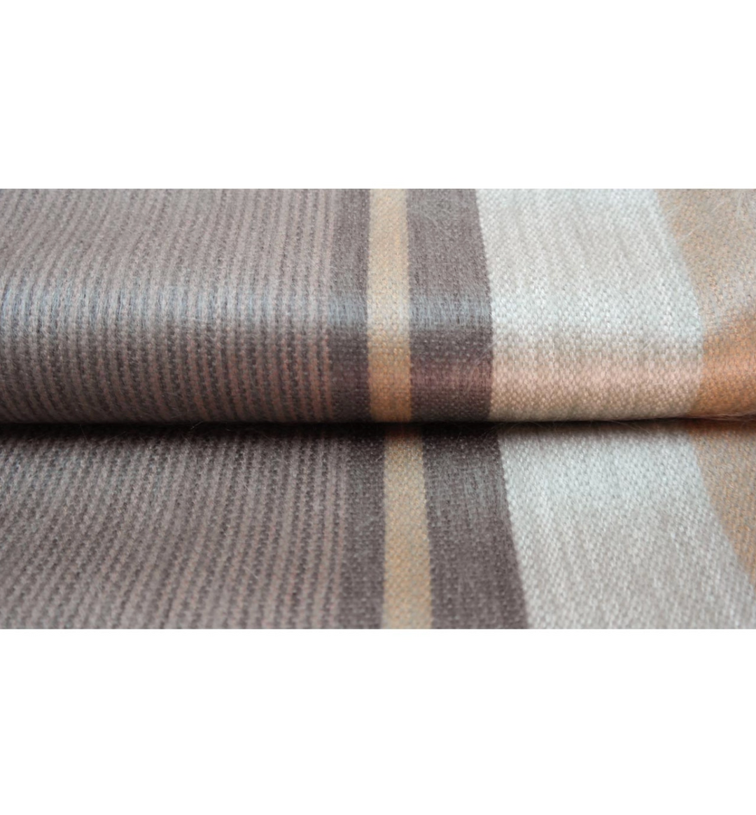 THROW VINTAGE PEARL BROWN BEIGE #21759