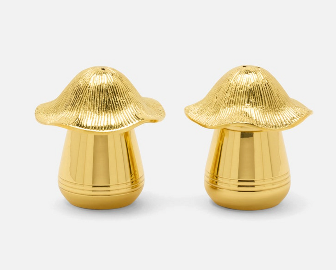 SALT & PEPPER SHAKERS MUSHROOM