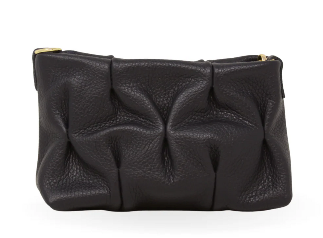 HANDBAG LEATHER METALLIC