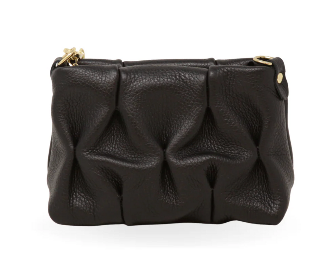 HANDBAG LEATHER METALLIC