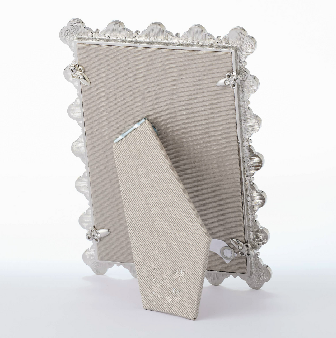PHOTO FRAME CLOVER SILVER