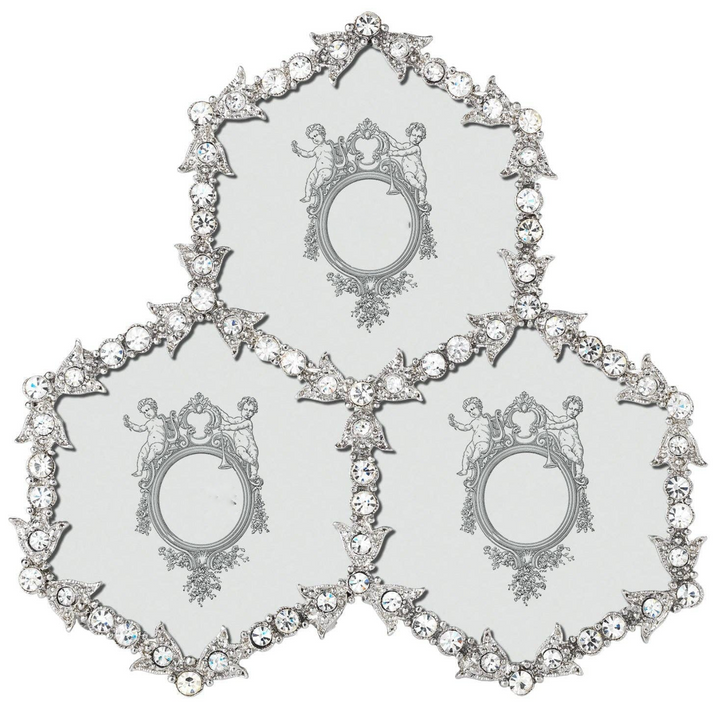 PHOTO FRAME TRIPLE SILVER