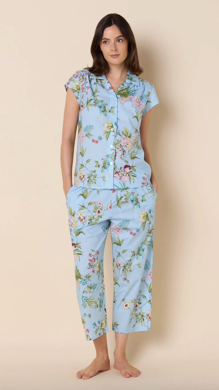 PAJAMA SET CAPRI PERCH AND BLOOM LUXE PIMA