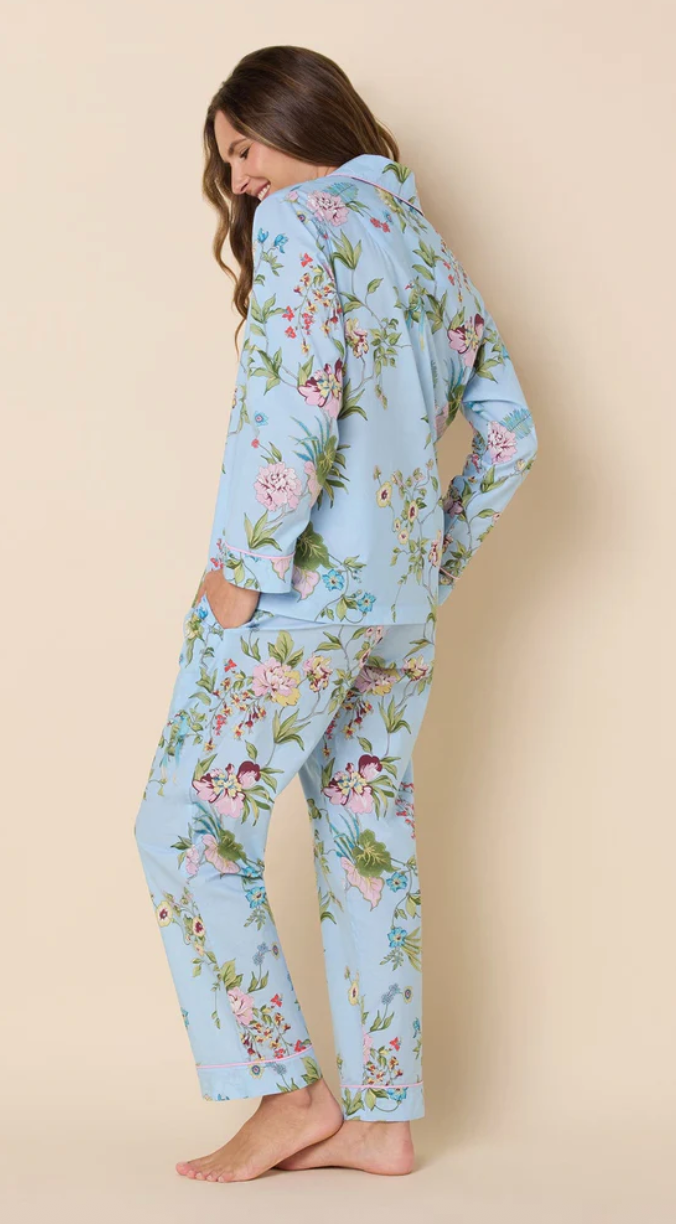 PAJAMA SET LONG-SLEEVED PERCH AND BLOOM LUXE PIMA