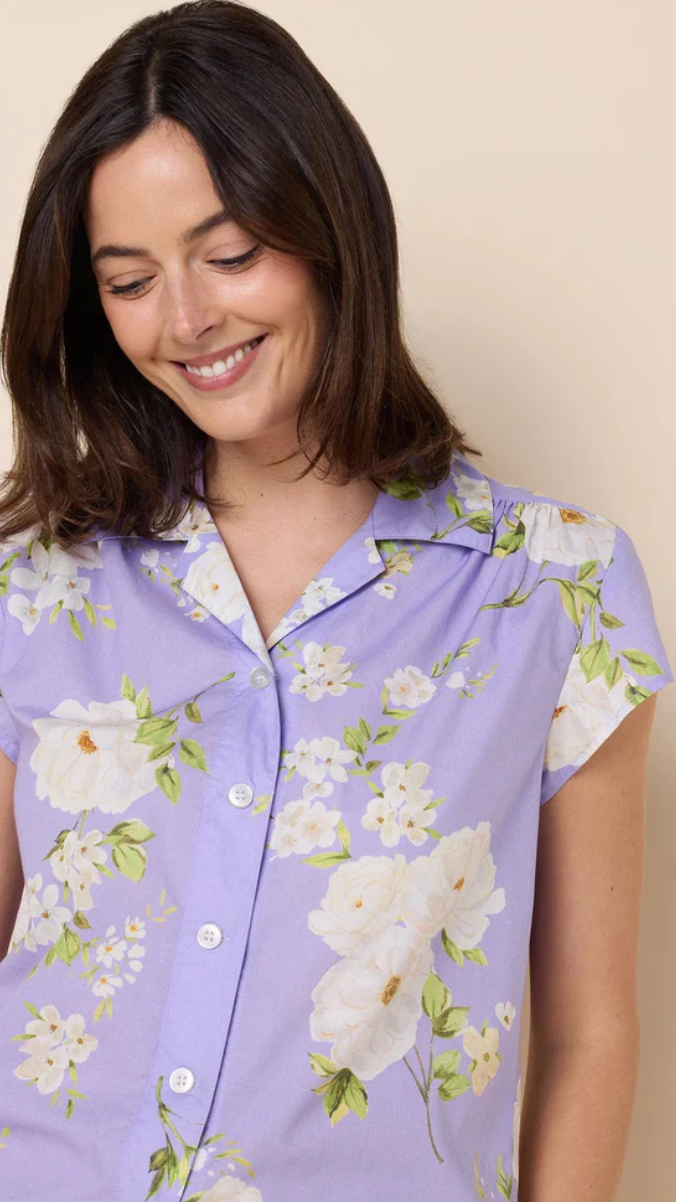 PAJAMA SET CAPRI ORLA LAVENDER LUXE PIMA