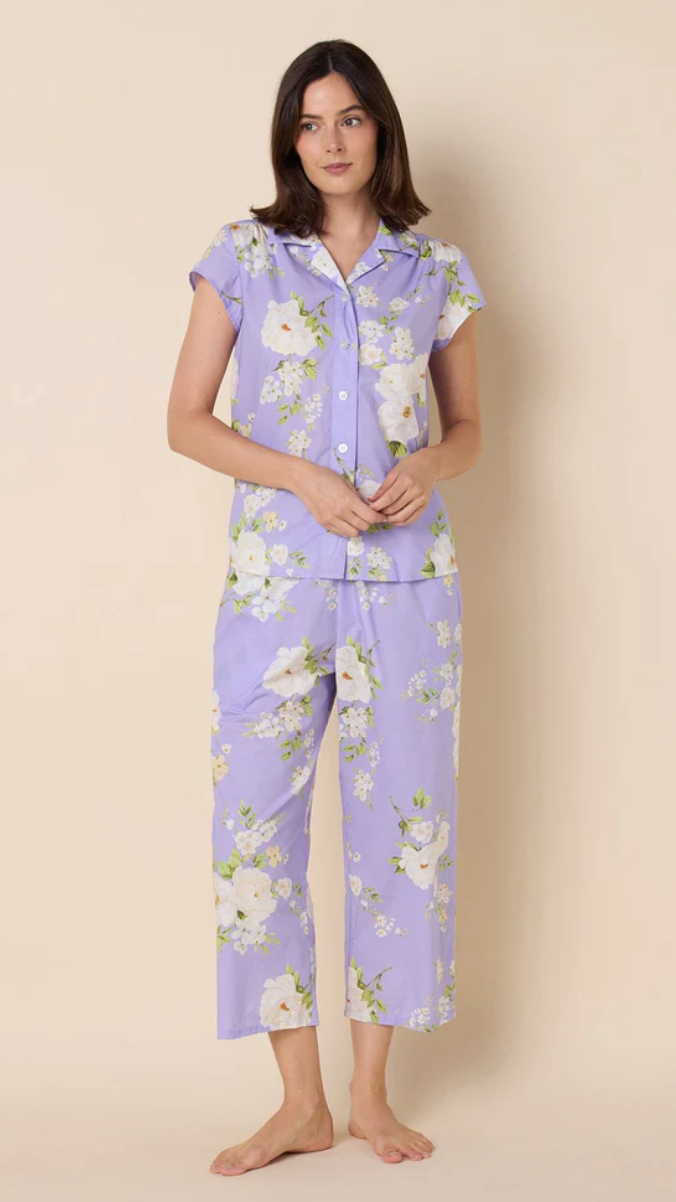 PAJAMA SET CAPRI ORLA LAVENDER LUXE PIMA
