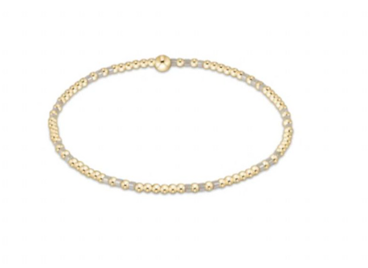 HOPE JOY PATTERN 2MM BEAD BRACELET