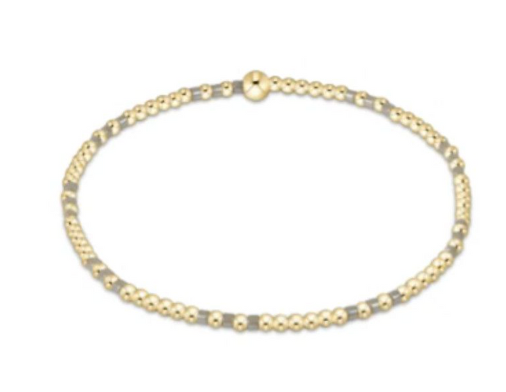 HOPE JOY PATTERN 2MM BEAD BRACELET