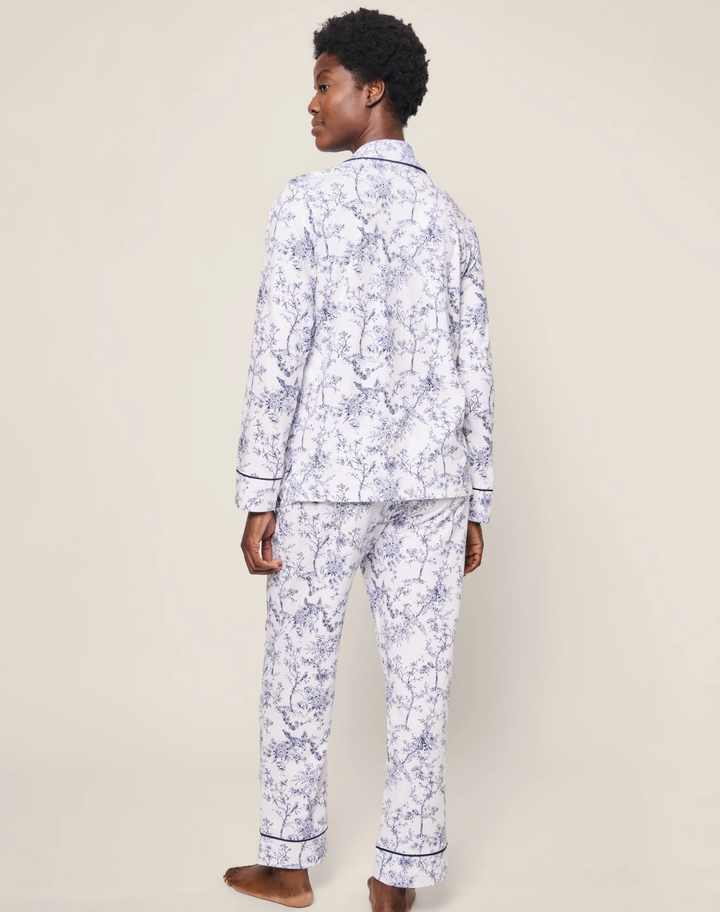 PAJAMA SET LONG SLEEVE TIMELESS TOILE WHITE