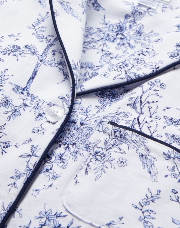 PAJAMA SET LONG SLEEVE TIMELESS TOILE WHITE