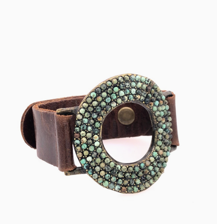 BRACELET LEATHER DONUT
