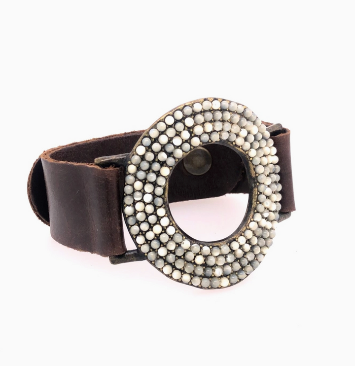 BRACELET LEATHER DONUT