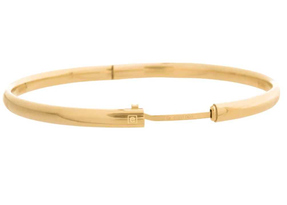BRACELET CHERISH GOLD BANGLE BRACELET  SMALL