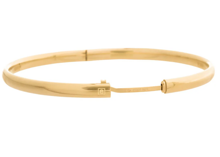 BRACELET CHERISH GOLD BANGLE BRACELET  SMALL